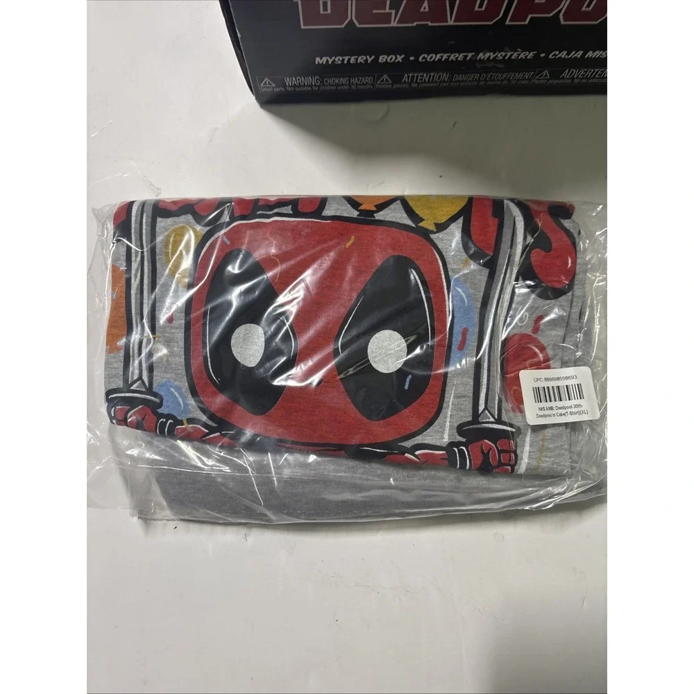 Deadpool 30th Anniversary Marvel Collector Corps 4/5pcs Shirt XL No Pin Nerdy 30